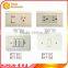 High quality American style single/double control 250V wall chargers