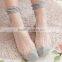 white cat crystal young school teenage girls long socks