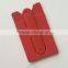 Silicone Cell Phone Card Holder With Stand