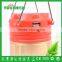 Solar camping light for outdoor orange color power by 3*AA battery Rechargeable Camping Light Tent Lamp