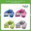 Travel Neck Pillow Kits U-Shape Cushion Portable Set Inflatable Soft Velvet Trip