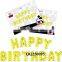 16inch Colorful Foil 13pcs Letters Happy Birthday Balloon With Package