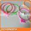New design hot sale silicone hair rubber bands with various colors