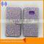 Wholesale Rhinestone Leather Phone Case,Bling Flip Case For Samsung Galaxy S6