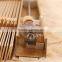 ready made horizontal folding natural wood venetian blind material