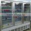 supermarket glass door freezer and cooler 3doors