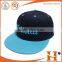 2016 china supplier black woven patch hand embroidery designs 5 panel hat