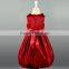 red children dress with boutique flower decoration OEM/ODM children summer dress wholesale children party dress