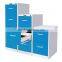 Manufacturing factory vertical steel 4 drawer cabinet with gooseneck handles