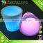 CE&ROHS approved waterpoof square glowing Flower Pot/plastic flower pot