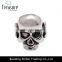 silver jewelry fashion punk style skull men's ring jewelry made in china