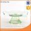 Clear decaled glass dome cake with base stand