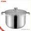 2016 hot sale 3 Layer Stainless Steel Steamer with 2 mesh steamers