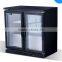 2 glass door mini beer bottle commercial refrigerator display cabinet , bar beer display fridge wine cooler electronic chiller