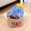 2015 Contemporary and Contracted Jute Brazil Flag Storage Baskets Storage Barrel