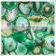 Natural blue agate stone polished big slab blue Precious gemstone for counter