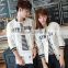 2016 New Fashion Young Men and Women Couples Outfit Korea Style Print Coat Outware Jackets OEM