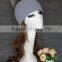 Custom Design Knitted Fashion Cheap Winter Hats Raccoon Fur Ball Hat For Women