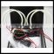 12v xenon white 2x131mm 2x146mm led automotive angel eyes ring light kit for bmw e46 120 smd led headlight ring car accessory