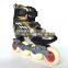 Plastic with imitation carbon fiber carbon fiber inline roller skates professional for sale