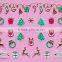 Christmas Nail Art Transfer Stickers 3D Style Manicure Tips Decal Decoration