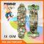 OEM Plastic Fish Shaped Skateboards with LED Wheels