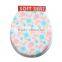 Colourful flower design plastic toilet seat cushion