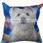Cute kitten cartoon images Cotton Blend Home Office Sofa Square Car Seat Cat Decorative Cushion Cover