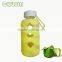 Borosilicate Glass Drink Bottle/sports Glass Water Bottle With High Quality Silicone Sleeve Wholesale