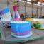 Amusement park rides portable coffee cup with trailer equipment
