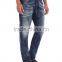 2015 High quality carrot mens light blue denim jeans washed