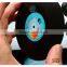 6pcs Vinyl Record Retro CD Type Drink Coasters Set