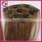 High Quality Wholesale 100% Unrprocessed Virgin hair straight Clip In Hair Extensions