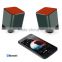 2.0 wireless speaker with L&R stereo sound with manget on the bottom