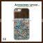Mobile Accessories engraved custom real shell and wood phone case for iphone