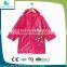 PVC MATERIAL 2K CLEAR SEXY RED GIRLS PLASTIC RAIN COAT