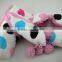 Ladies fluffy slipers boots dots sweet winter boots indoor slipper boots