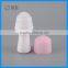 Plastic roll on deodorant empty bottle