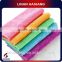 China manufacture OEM 300GSM Yellow blue red microfiber dishes cleaning cloth