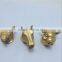 Chinese Zodiac Crafts animal shape metal Gold Jewelry zodiac head