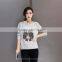 Round Neck Design Printing Old Wool Sweater
