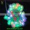 2016 unique color changing led snowball string light for wedding or party decoration