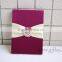 Gorgeous Burgundy wedding invitation boxes