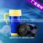 Colorful sublimation mug logo printing coffee cup unbreakable double wall travel mug water glass