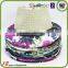 Fashion lady straw cap for summer straw hat with leather band