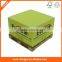 Four-sides printing memo pads,note cube with wood pallet