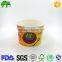 Disposable food grade paper hot soup bowl with lid