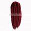 Red Color 99J Supper X Braiding Hair Weave Bundle