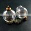 20mm round bulb vial glass bottle with 12mm open mouth DIY pendant charm supplies 1810292