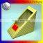 new customized triangle cake paper box packaging with windows